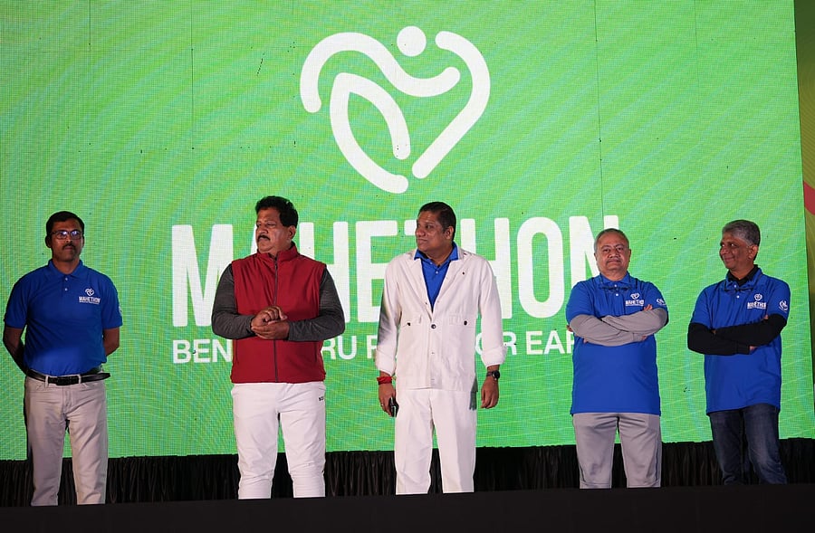 <div class="paragraphs"><p>From L to R: Dr. Raghavendra Prabhu, Additional Registrar, MAHE Bengaluru; Shri S. R. Vishwanath, MLA; Dr. Madhu Veeraraghavan, Pro Vice-Chancellor of MAHE Bengaluru Campus and MLHS, MAHE Manipal; Dr. Sharath Rao Pro Vice-Chancellor, Health Sciences, MAHE; Dr Anand Venugopal, Chief Operating Officer, MAHE at MAHETHON 2026</p></div>
