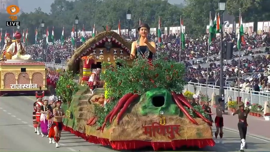 <div class="paragraphs"><p>Manipur's Republic Day tableau</p></div>