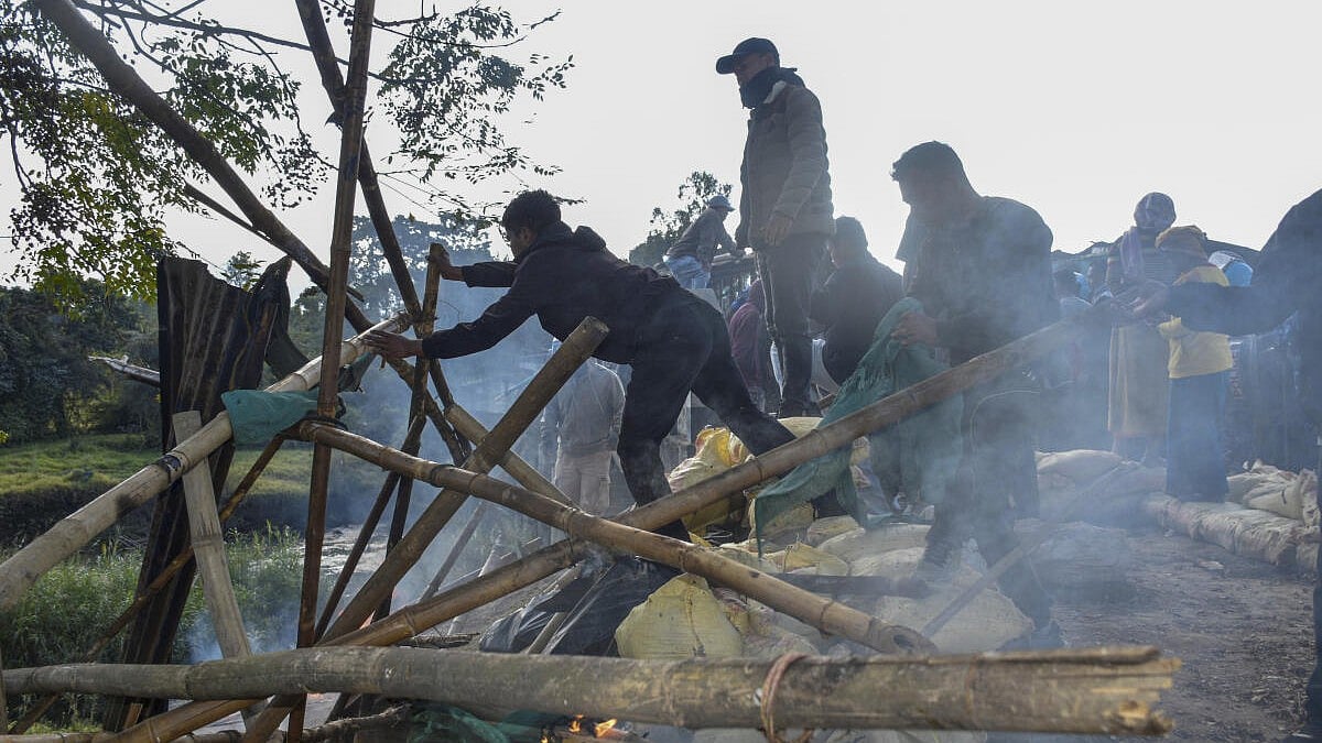 Manipur District Faces 'Shut Down' Threat Following Kuki Village House Burnings
