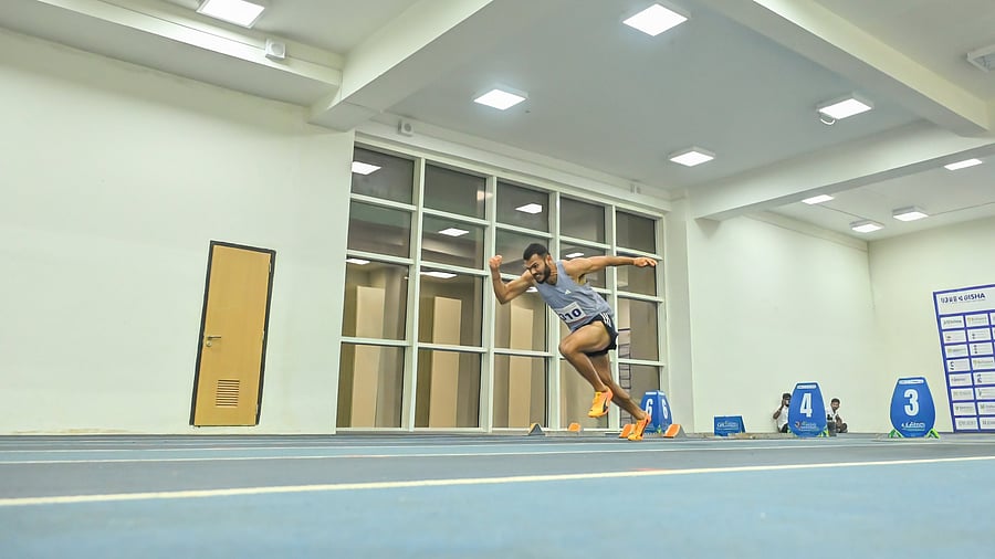 Manikanta Hoblidhar is currently training at Bhubaneswar’s Kalinga indoor stadium for Asian Indoor Championships.