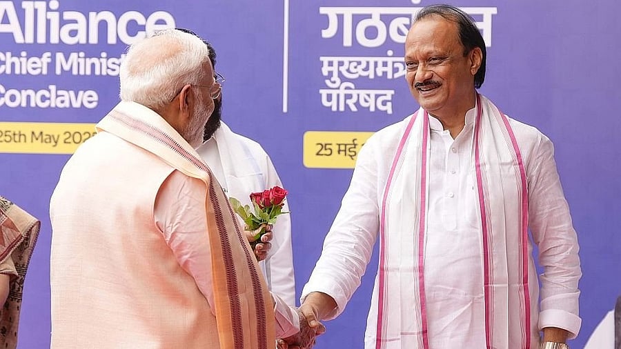 <div class="paragraphs"><p>Ajit Pawar is seen in this pi with PM Modi</p></div>
