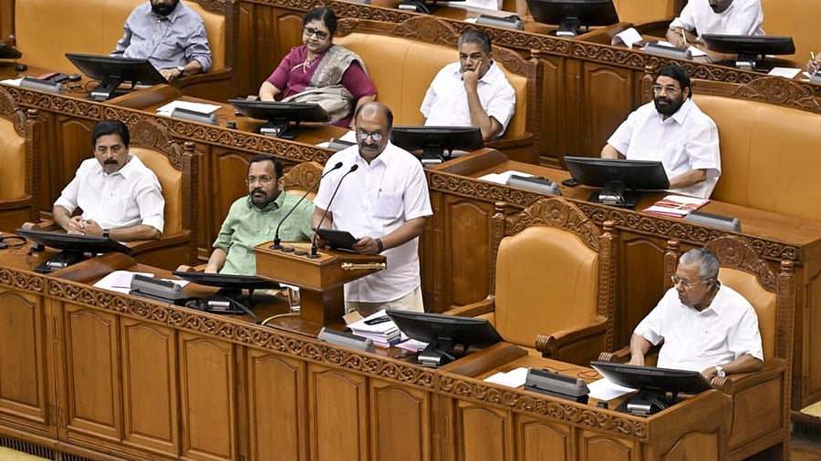 <div class="paragraphs"><p>In this image received on Jan. 29, 2026, Kerala Finance Minister K.N. Balagopal presents the state Budget 2026-27 in the state Legislative Assembly, in Thiruvananthapuram.</p></div>