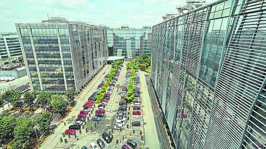 <div class="paragraphs"><p>A view of a tech park near Bellandur, Outer Ring Road, in Bengaluru.</p></div>