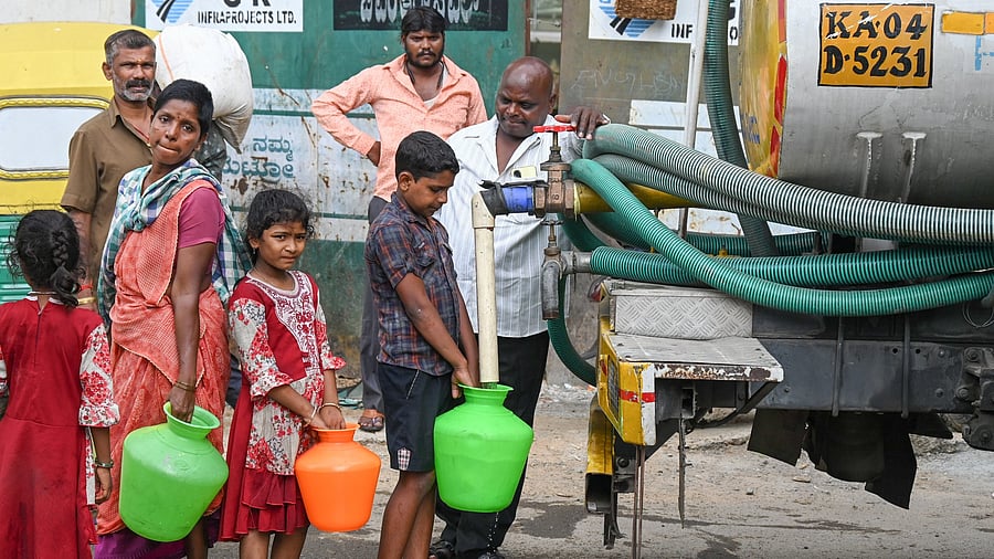 <div class="paragraphs"><p>Soaring temperatures and drying borewells led to an acute water crisis in Bengaluru during the summer of 2024. </p></div>