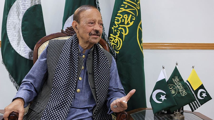 <div class="paragraphs"><p>President of Pakistan-administered Kashmir Sultan Mehmood Chaudhry.</p></div>