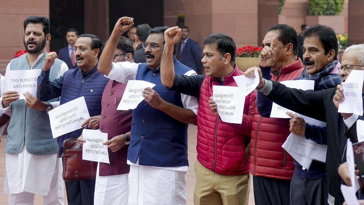 Kerala Opposition MPs Stage Parliament Protest, Label Union Budget as 'Anti-Kerala'