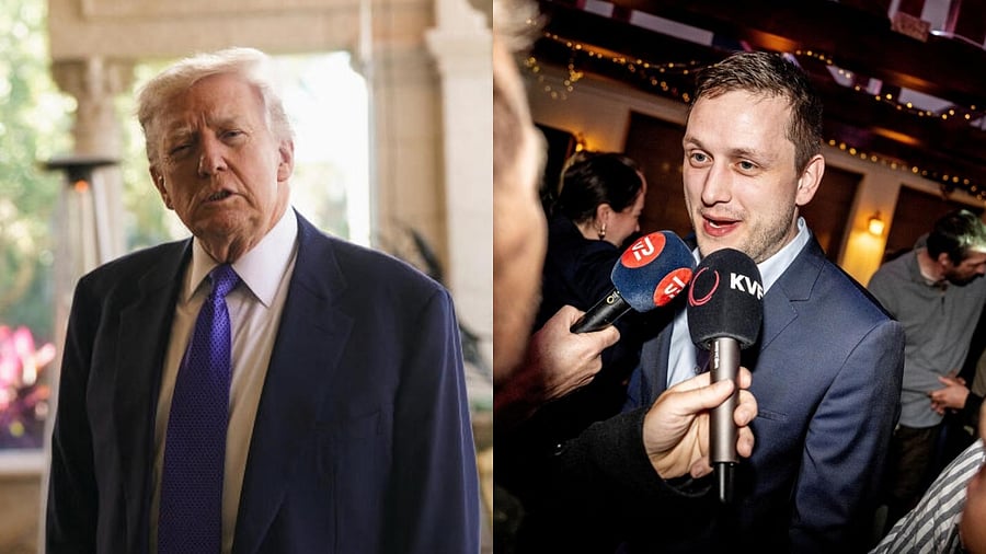 <div class="paragraphs"><p>Greenland's Prime Minister Jens-Frederik Nielsen (R) and ⁠US President Donald ‌Trump.</p></div>