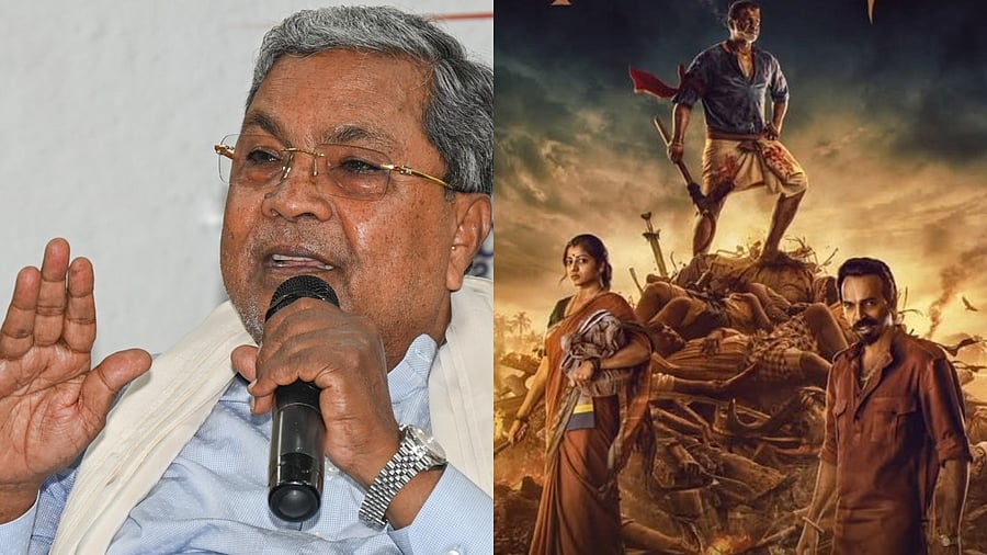 <div class="paragraphs"><p>A collage of&nbsp;Karnataka Chief Minister Siddaramaiah and&nbsp;Kannada film <em>Landlord </em>poster.</p></div>