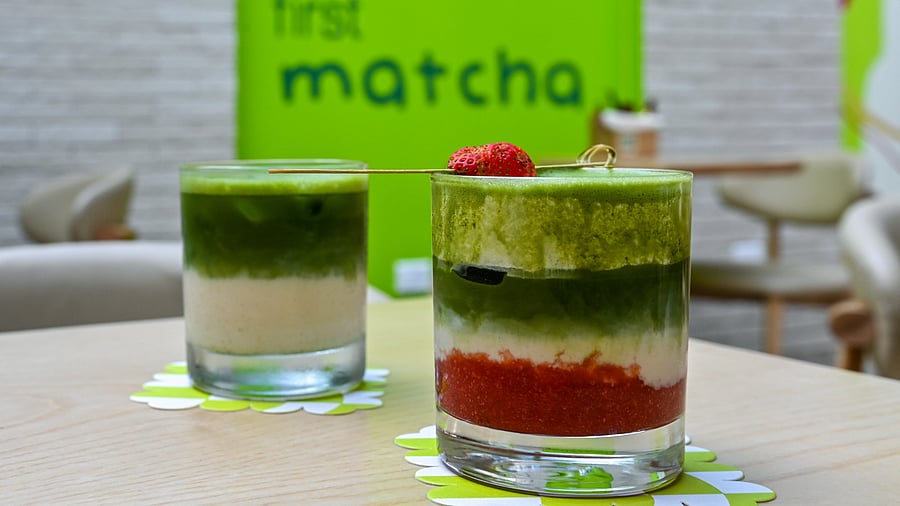 <div class="paragraphs"><p>Strawberry and cream matcha is a popular option at Purpose Matcha on Convent Road. </p></div>