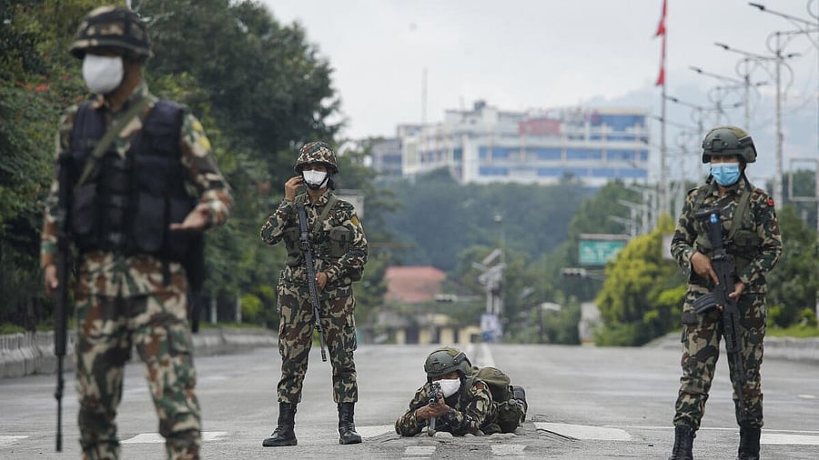 <div class="paragraphs"><p>Representational image of Nepal's army personnel.&nbsp;</p></div>