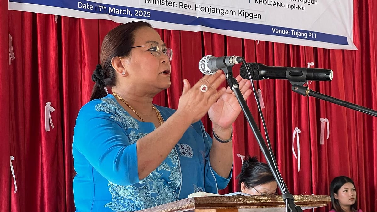 MLA Nemcha Kipgen Takes Virtual Oath as Manipur Deputy CM Amid Kuki Warnings