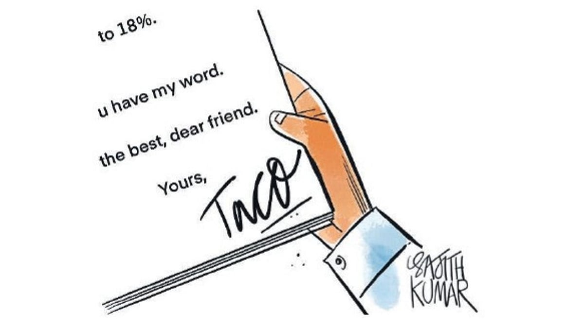 DH Toon Satirizes Political Friendship Dynamics in Latest Cartoon