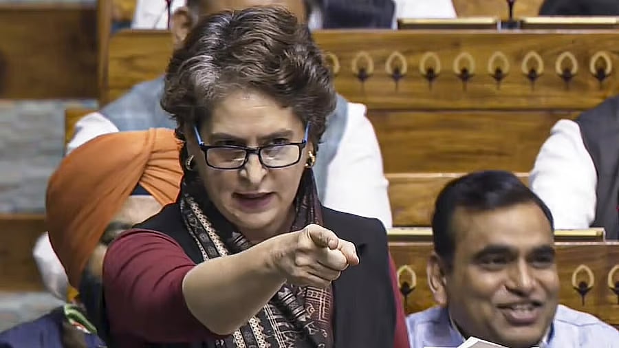 Priyanka Gandhi Accuses PM Modi of Hiding Behind Speaker, Calls Security Threat Claims a 'Lie'