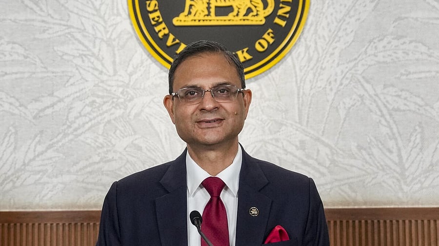 <div class="paragraphs"><p>Reserve Bank of India (RBI) Governor Sanjay Malhotra addresses a press conference after the announcement of the sixth and final bi-monthly monetary policy for the current fiscal year, in Mumbai, Maharashtra, Friday, Feb. 6, 2026. </p></div>