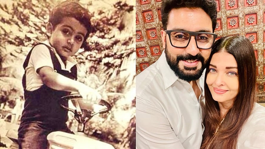 <div class="paragraphs"><p>Abhishek Bachchan with Aishwarya Rai Bachchan.</p></div>