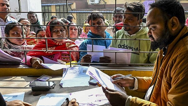 <div class="paragraphs"><p>People get their documents verified during hearings under the Special Intensive Revision (SIR) of electoral rolls, in West Bengal.</p></div>