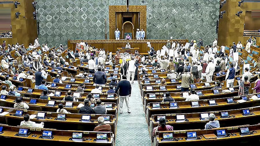 Lok Sabha Adjourned Till 2 PM Amid Opposition Demand for Rahul Gandhi Speech