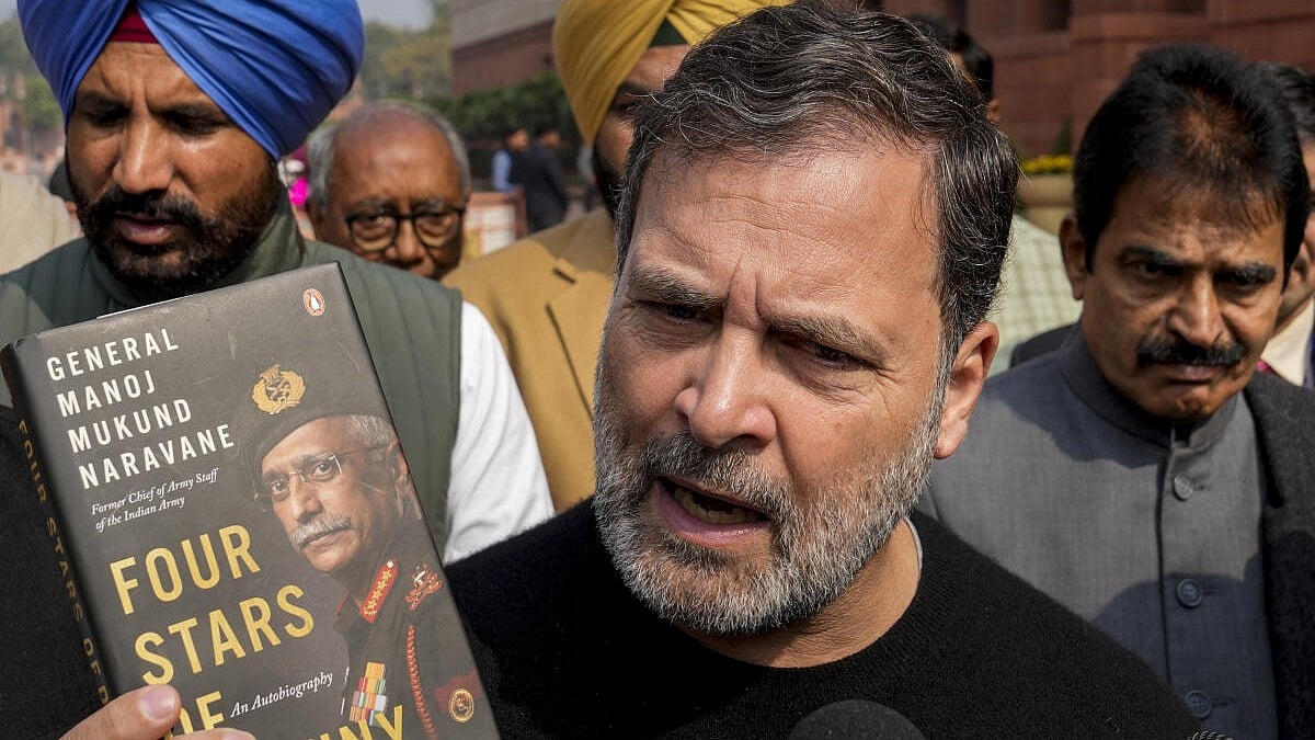 Rahul Gandhi's Access to Unpublished Naravane Book Sparks Political Debate
