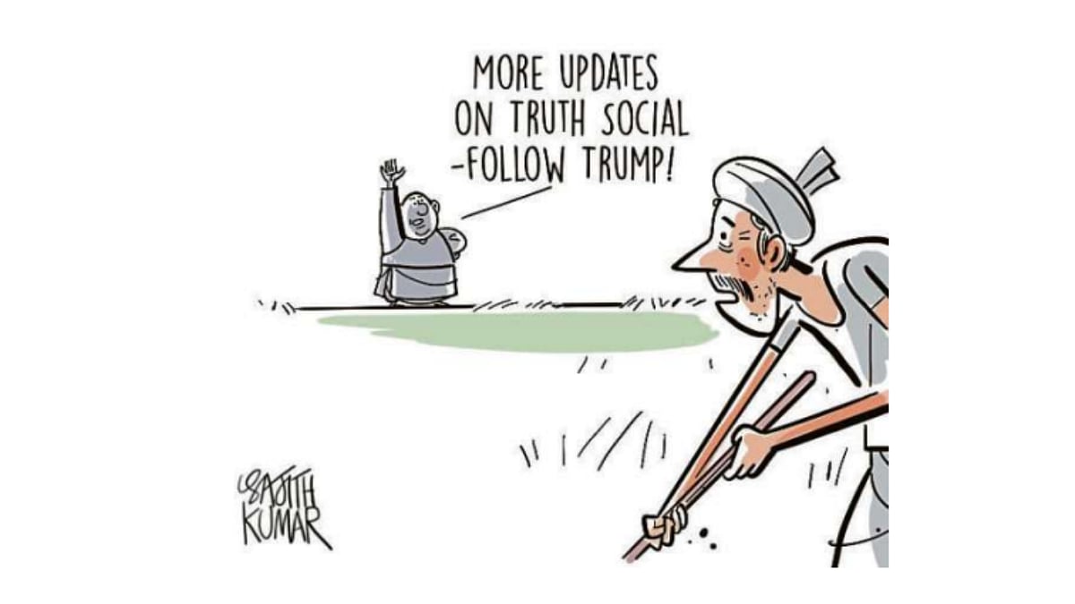 DH Toon Satirizes Trump's Legal Woes and Political Influence