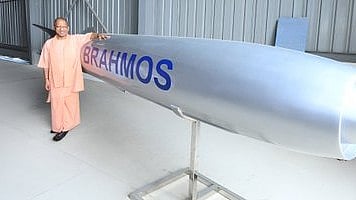 CM Yogi Adityanath Posts BrahMos Photo After Rs 9.12 Lakh Crore UP Budget