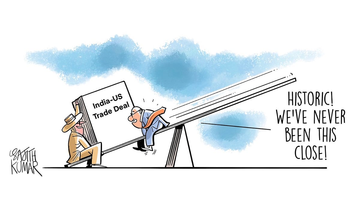 DH Toon: On the Cusp of a Deal - A Satirical Take on Political Negotiations