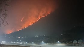 Army, IAF struggle to control forest fire in Arunachal Pradesh's Walong