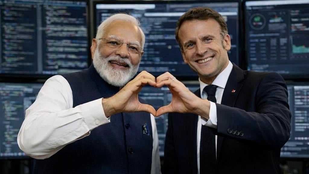 Macron Celebrates India-France Ties with AI-Generated Image of PM Modi