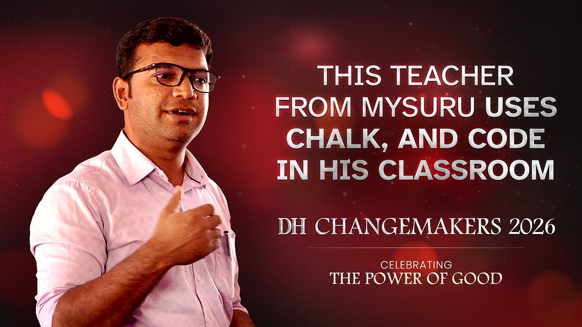 National Award-Winning Teacher Madhusudan KS Brings AI & Robotics to Mysuru Govt Schools