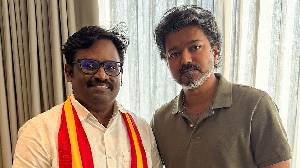 Senior AIADMK Leader Dhanapal's Son Lokesh Tamilselvan Joins TVK Party