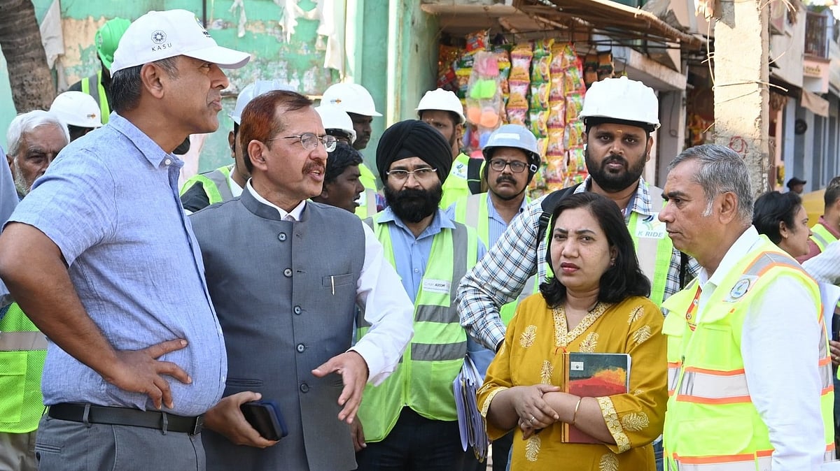 GBA, B-SMILE, K-RIDE Inspect Site for 3 km Rotary Flyover in Bengaluru