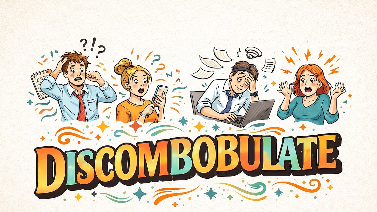 The Curious History of 'Discombobulate': A Word Born from Confusion