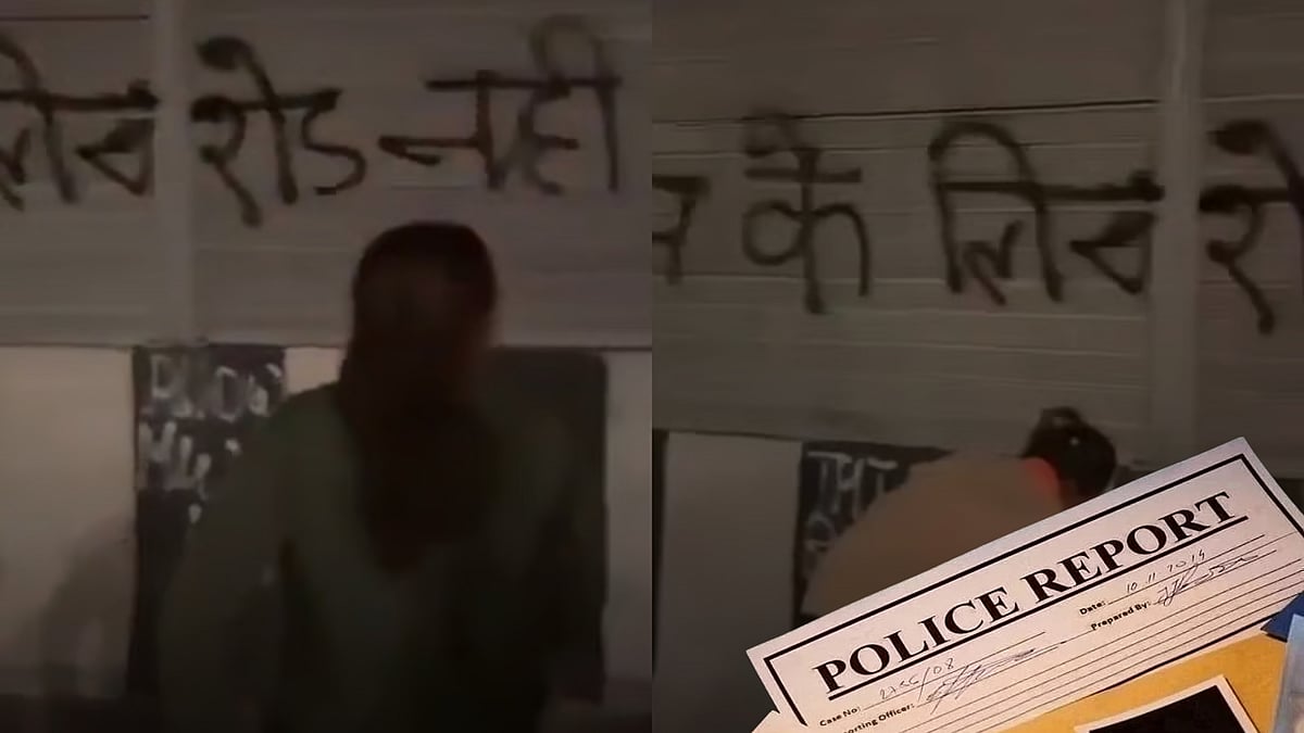 FIR Filed Against Saffron Outfit for Anti-Muslim Graffiti on UP Highway