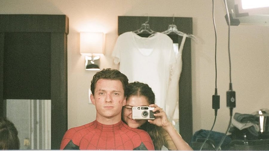 <div class="paragraphs"><p>Tom Holland and Zendaya click a photo together Credit: Instagram/Tom Holland</p></div>