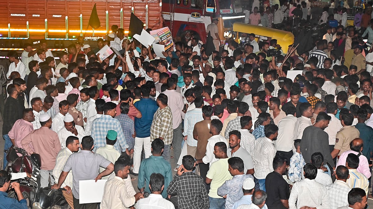Muslims Protest Congress Ticket Snub in Davangere South Bypoll