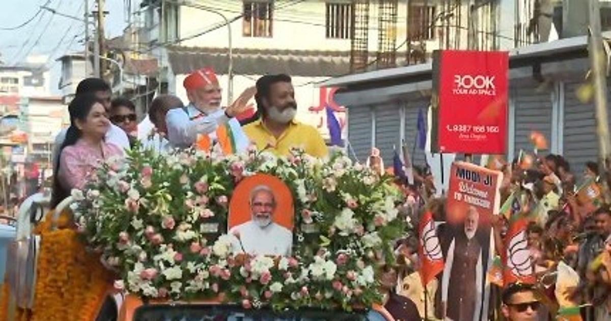 Kerala Elections 2026: Modi roadshow draws 50,000, Thrissur turns saffron