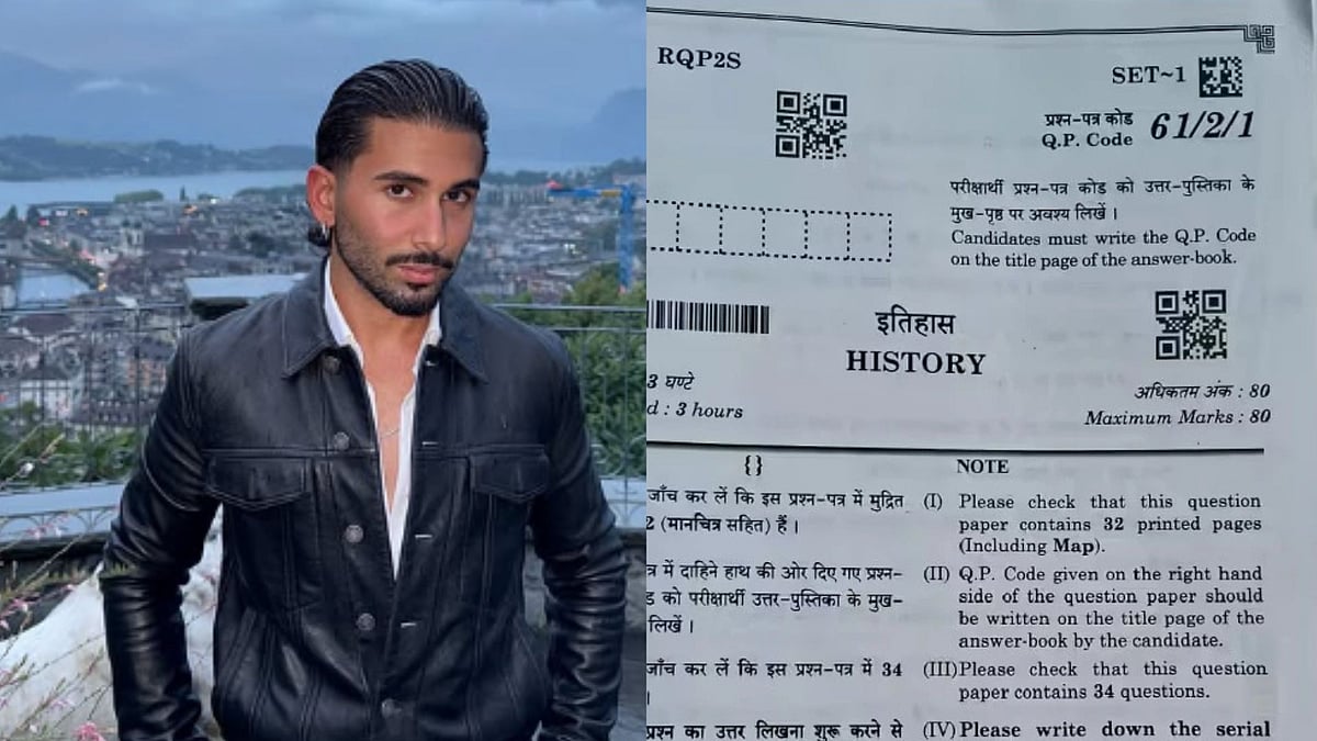 CBSE History Paper Features Influencer Orry in Viral QR Code Question