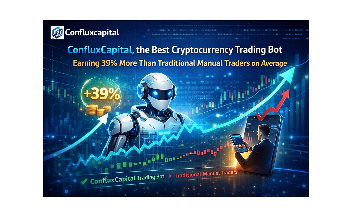 ConfluxCapital, the Best Cryptocurrency Trading Bot: Earning 39% More Than Traditional Manual Traders on Average