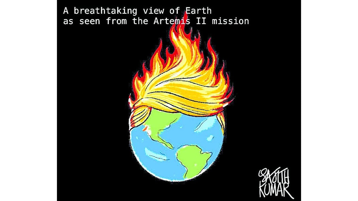 DH Toon: A Breathtaking View - Satirical Cartoon Commentary