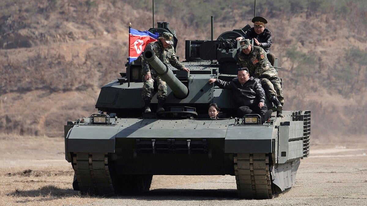 Kim Jong Un's Daughter Drives Tank, Fueling North Korean Succession Speculation