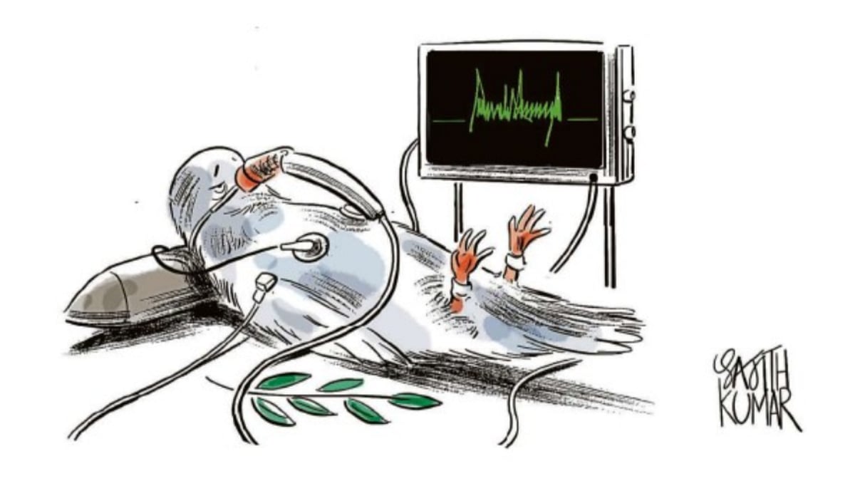 DH Toon| 'Peace on ventilator'