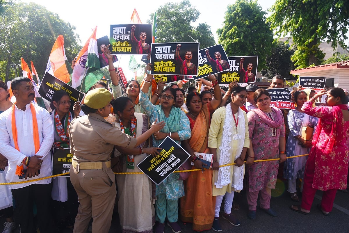 BJP Leaders Accuse INDI Alliance of Being Anti-Women in Uttar Pradesh