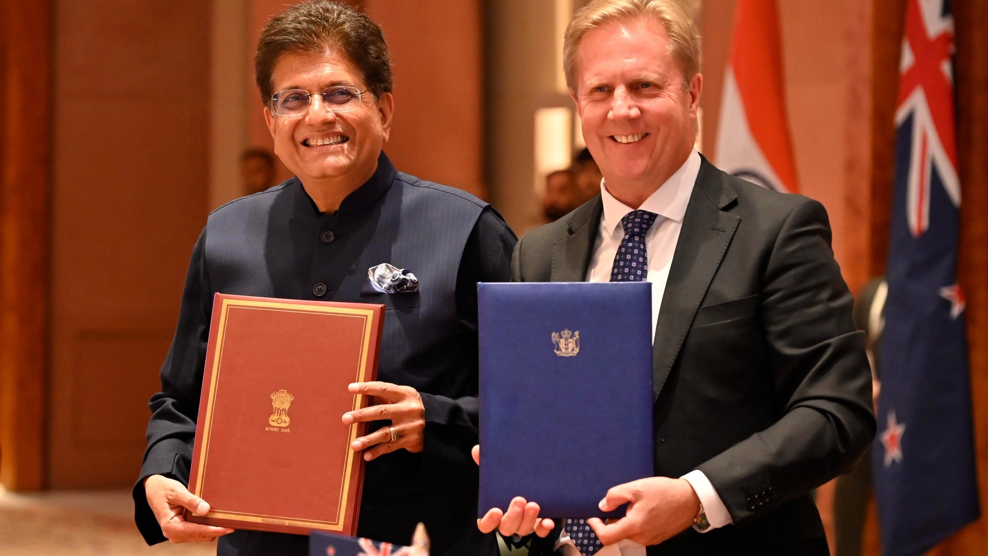 India, New Zealand sign free trade agreement, to drive $20 billion investment