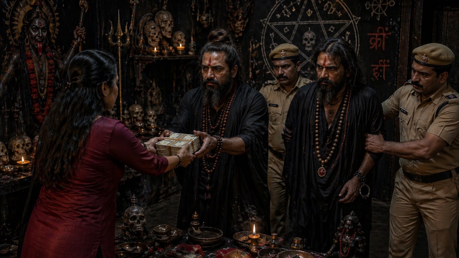 Maharashtra | Two self-styled 'godmen' dupe 27-year-old woman of Rs 1.9 lakh with 'black magic' rituals; arrested