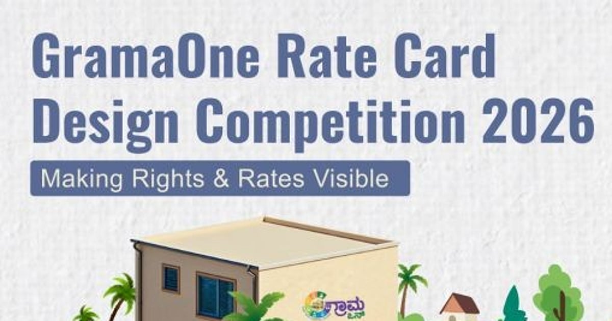 Karnataka rate card: Scribble wins rate card design contest 2026 ...