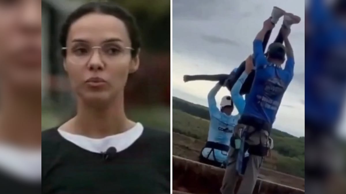 Woman who died in Brazil rope jump tragedy was alive after falling 130 ...