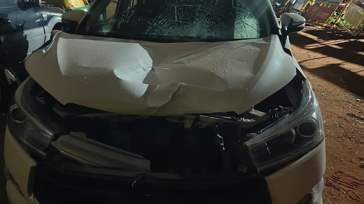Canter cleaner run over by speeding car on highway near Devanahalli, dies