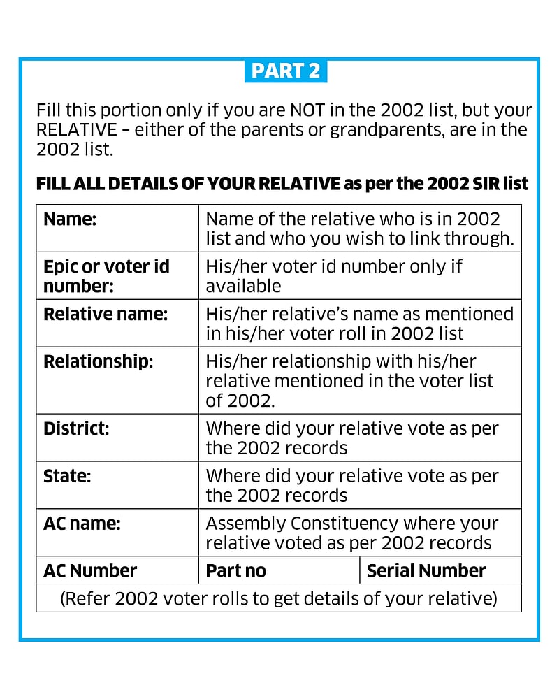 Sir Enumeration Form Pdf.pdf SIR form: How to fill voter enumeration form offline: step-by-step guide