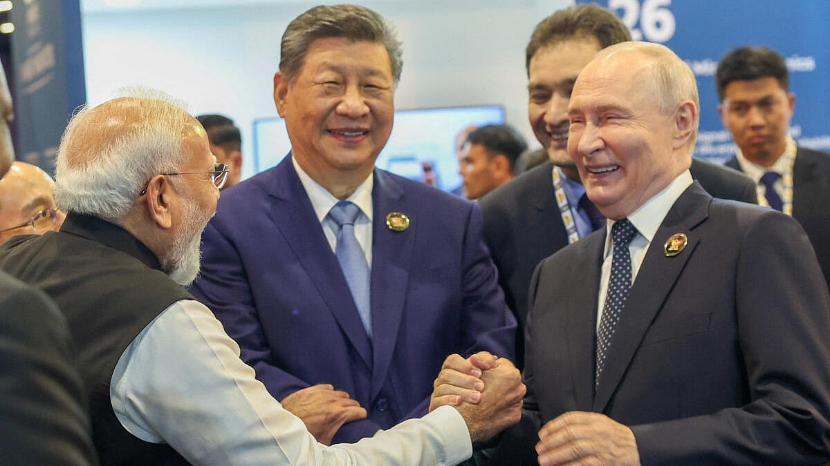 Show of unity: Modi, Putin, Xi hand-in-hand at 18th BRICS Summit