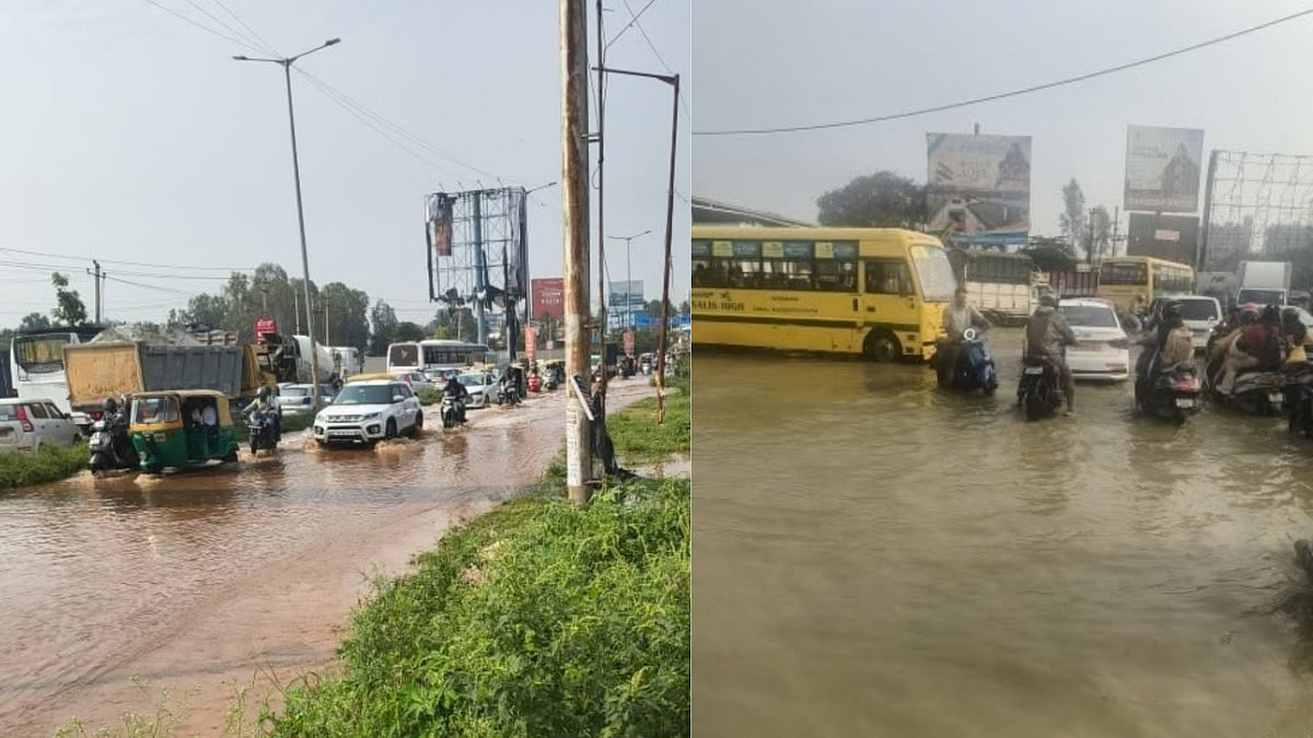 Bengaluru rain: Inundated roads, uprooted trees paralyse traffic across ...