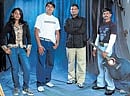 new venture Sumithra, Vikram, Sai and Siddeshwar from the Band Nee.